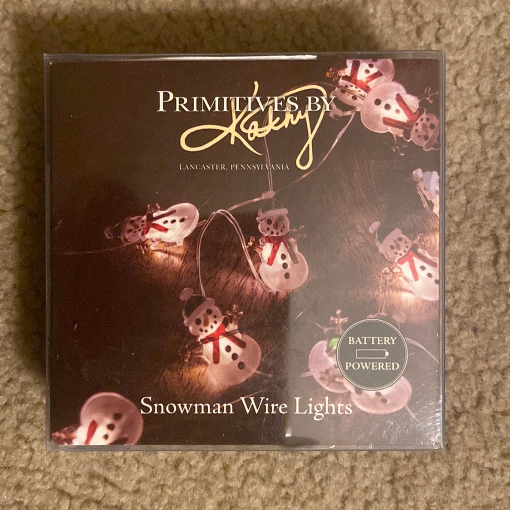 Primitives by Kathy Snowman Wire Lights